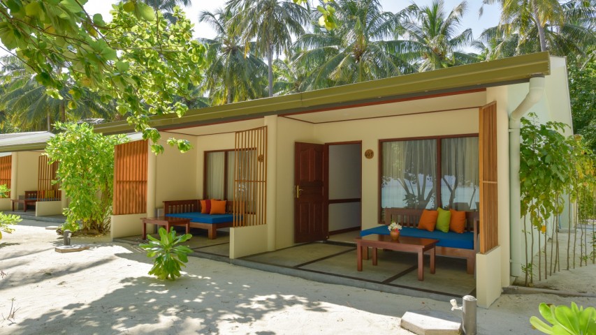 房型内部设施图片参考，如无边泳池与电视及音响， 日落别墅-Sunset Villa maldievs(马尔代夫太阳岛 Sun Island Resort) 